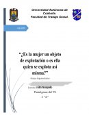 La mujer como objeto