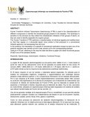 Espectroscopia Infrarroja con transformada de Fourier (FTIR)