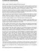 La historia de nuestra bandera