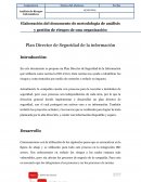 Elaboración del documento de metodología de análisis y gestión de riesgos de una organización