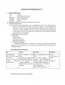 Plan de trabajo de medio ambiente “Me divierto construyendo mi mundo”