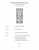 DMINISTRACION MODERNA Capítulo 1 : CASO INTERNACIONAL