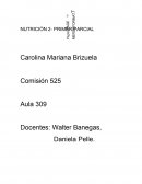 NUTRICIÓN 2- PRIMER PARCIAL