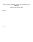 REVISION BIBLIOGRÁFICA SOBRE MODELOS CINETICOS DE DIFUSIÓN EN ALIMENTOS
