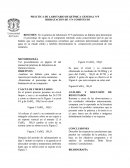 PRÁCTICA DE LABOTARIO DE QUÍMICA GENERAL N°5 HIDRATACION DE UN COMPUESTO
