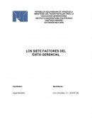 LOS SIETE FACTORES DEL ÉXITO GERENCIAL