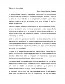 Reporte de lectura Objetos de aprendizaje