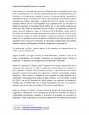 Programas de Seguridad Social en el Ecuador