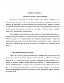 DERECHO PENAL I Samantha Gabriela López Guardiola