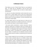 Un MENSAJE a García