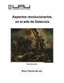 Aspectos revolucionarios en el arte de Delacroix
