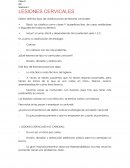 LESIONES CERVICALES