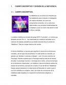 Cuerpo descriptivo y División de la metafísica