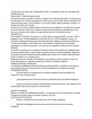 ESTUDIO DE FACTIBILIDAD FINANCIERO PARA LA CONSTRUCCIÓN DE VIVIENDAS DE INTERÉS SOCIAL