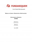 Manual de Limpieza y Desinfeccion en Hospitalizacion