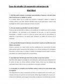Caso de estudio La expansión extranjera de Wal-Mart