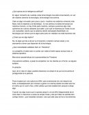 ¿Qué opinas de la inteligencia artificial?