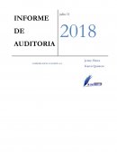 Auditoria de control interno de Comercializacion