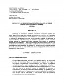 INSTRUCTIVO DE SUGERENCIAS PARA REALIZAR REPORTES DE LABORATORIO DE QUÍMICA GENERAL