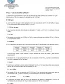 Las soluciones quimicas