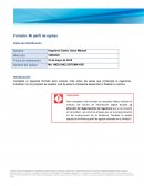 Perfil de egreso ing. industrial empresa Patito S.A. de C.V