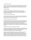 Cuestionario sobre Teoria de la Personalidad