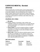EJERCICIO MENTAL- Bondad amorosa