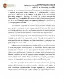 INFORME DE ACTIVIDADES PEDAGÓGICAS