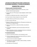 Preguntas de Economia General