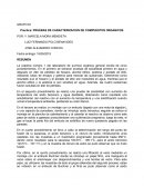 PRUEBAS DE CARACTERIZACION DE COMPUESTOS ORGANICOS
