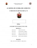 ANÁLISIS COYUNTURAL DEL ECUADOR