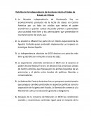 Detalles de la Independencia de Honduras