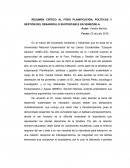 RESUMEN CRÍTICO AL FORO PLANIFICACIÓN, POLÍTICAS Y GESTIÓN DEL DESARROLLO SUSTENTABLE EN VENEZUELA