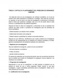 Planteamiento del problema de hernandez sampieri
