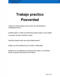 Trabajo practico Posverdad. Página 1