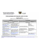 Particularidades del impuesto sobre la renta