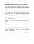 ¿Qué le debe plantear al DG? ¿Qué alternativas tiene?