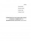 ELABORACIÓN DE UN LICOR A BASE DE MIEL DE ABEJA A TRAVÉS DE LA FERMENTACIÓN Y LA IMPLEMENTACIÓN DEL JUGO DE PIÑA (Ananás comosus)