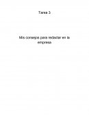 Tarea 3 Mis consejos para redactar en la empresa