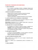 Cuestionario: fundamentos del mantenimiento