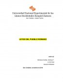 LEYES DEL PUEBLO ROMANO