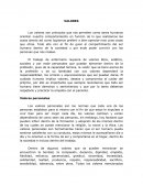 Valores. Filosofía de enfermería