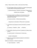 Unidad 1. Política Comercial y el Marco Jurídico del Comercio Exterior