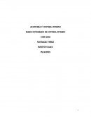 Auditoría y control interno Marco integrado de control interno