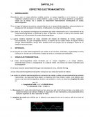 CAPITULO II ESPECTRO ELECTROMAGNÉTICO