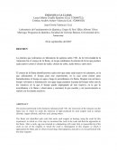 Destilacion simple. ENSAYOS A LA LLAMA