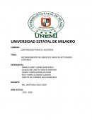 RECONOCIMIENTO DEL NEGOCIO E INICIO DE ACTIVIDADES CONTABLES