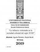 Informe de Historia de la infancia