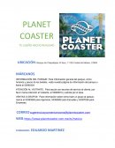 RESUMEN EJECUTIVO ¿PLANET COASTER?