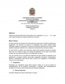 Práctica de laboratorio N° 2 Coagulación y Floculación